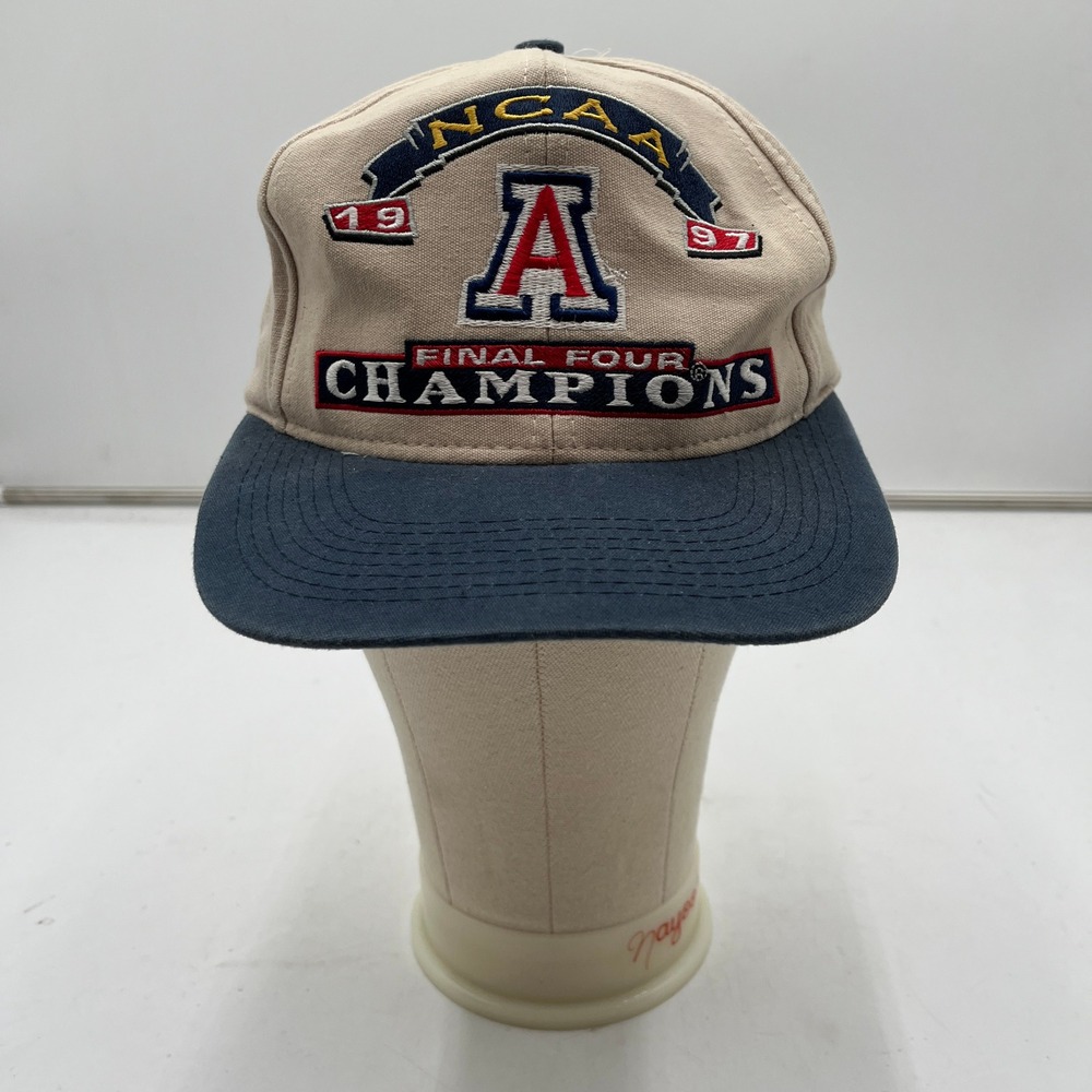 Logo 7 Arizona Wildcats 1997 NCAA Final Four Champions Snapback Hat Men OSFA